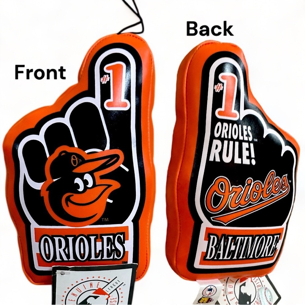 New Vintage Baltimore Orioles Foam Finger 2003 by Good Stuff MLB Genuine Merch